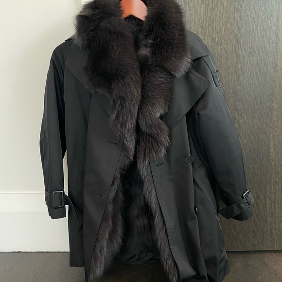 Jackets & Coats | Fox Fur Lined Detachable Trench Coat Jackets & Coats | Fox Fur Lined Detachable Trench Coat